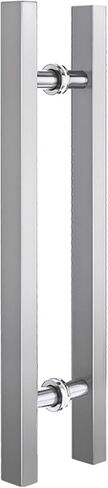 Door Handle Push Pull Door Handles, Bathroom Lobby Warehouse, Ergonomical Square Doors Handle Hardware, Stainless Steel Commercial Door Handle in Saudi Arabia