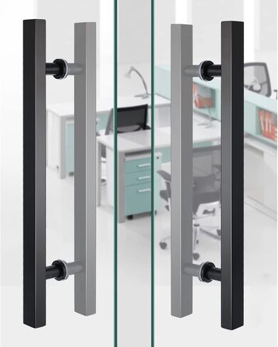 Door Handle Push Pull Door Handles, Bathroom Lobby Warehouse, Ergonomical Square Doors Handle Hardware, Stainless Steel Commercial Door Handle in Saudi Arabia