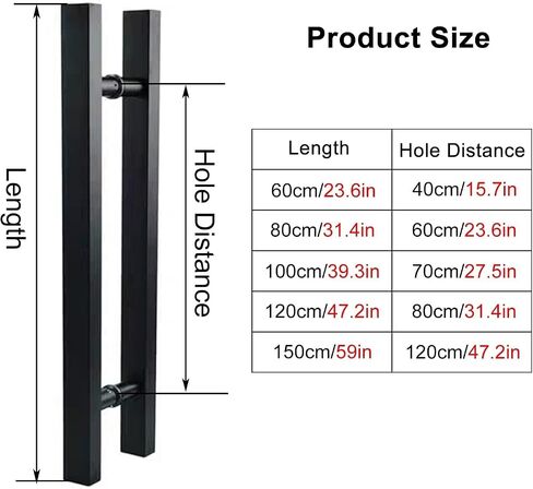 Sliding Door Handle Push Pull Door Handles, Bathroom Lobby Warehouse, Ergonomical Square Doors Handle Hardware, Stainless Steel Commercial Door Handle in Saudi Arabia