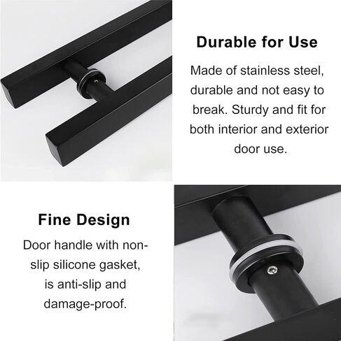 Sliding Door Handle Push Pull Door Handles, Bathroom Lobby Warehouse, Ergonomical Square Doors Handle Hardware, Stainless Steel Commercial Door Handle in Saudi Arabia
