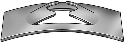 Spring Nut, #10, Flat Shape, Steel, Black Phosphate Finish, 100 PK in Saudi Arabia