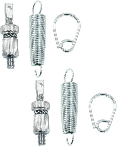 Zorfeter 2 Sets Bass Drum Pedal Spring Tension Assembly, Stainless Steel Kick Drum Pedal Foot Pedal Spring Assembly, Percussion Hardware Components in Saudi Arabia