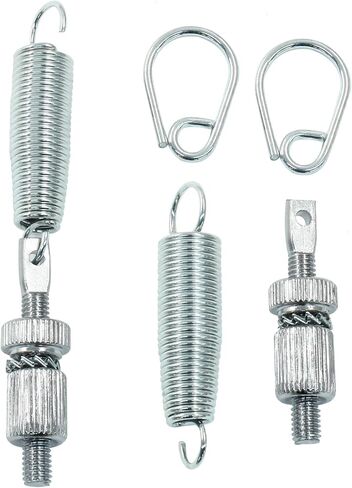 Zorfeter 2 Sets Bass Drum Pedal Spring Tension Assembly, Stainless Steel Kick Drum Pedal Foot Pedal Spring Assembly, Percussion Hardware Components in Saudi Arabia