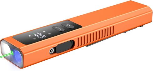 5-in-1 EDC Flat Flashlight 1000LM, Green Pointer UV Light Red Strobe Comb | Aluminum Alloy Handheld Flashlights, Waterproof Pocket Clip Slim Magnetic Handheld Flashlight USB-C Rechargeable in Kuwait