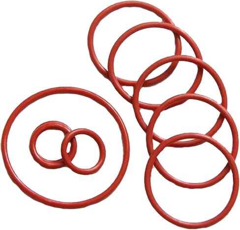 1 Pc Vmq O Ring Seal, 10mmx65mmx85mm, Red Rubber Gasket(10mmx35mmx55mm) in Saudi Arabia