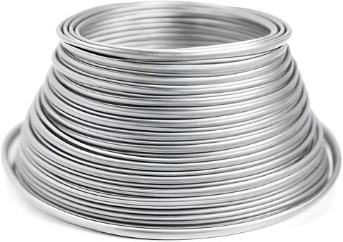 20 Feet Aluminum Craft Wire, 0.2 Inches Thick Metal Wire for Sculpting, Gardening, Floral Arrangements, Jewelry, and DIY Crafts in Saudi Arabia