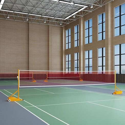 Volleyball Poles Net, Badminton Set, Portable Stand, for Court Training and Outdoor Sports in Saudi Arabia
