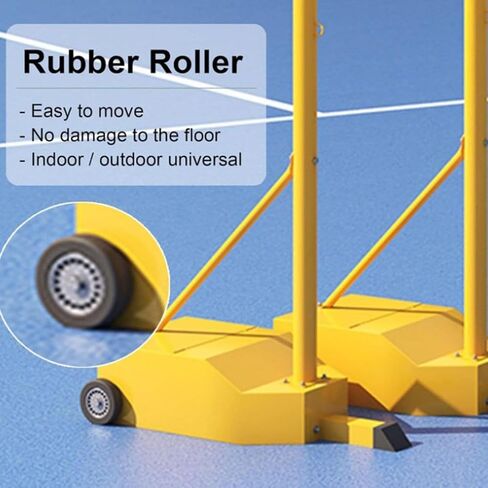 Volleyball Poles Net, Badminton Set, Portable Stand, for Court Training and Outdoor Sports in Saudi Arabia