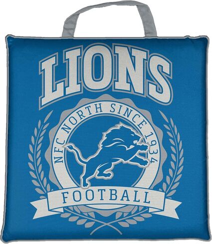 NFL Crest Logo Cushion ، 14 "× 14" ، ديترويت ليونز in Saudi Arabia