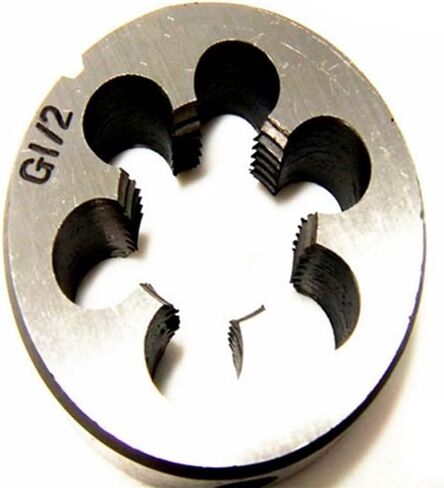 Npt Pipe Die Hex Die Carbon Steel Rethreading Die, BSP Round Dies, G1/8 28, G1/4 19, G3/8 19, G1/2 14, G3/4 14, G1 11, Pipe Threading(G1/2-14) in Saudi Arabia