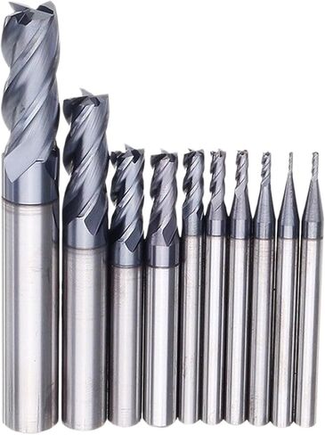 1pc 1mm-20mm 4 المزامير الطواحين الطواحين الطواحين المسطحة (1/1.5/2/2.5/3/1/5/6/8/10/12/14/16/18/20 مم) (D2X6XD4X50L) in Saudi Arabia
