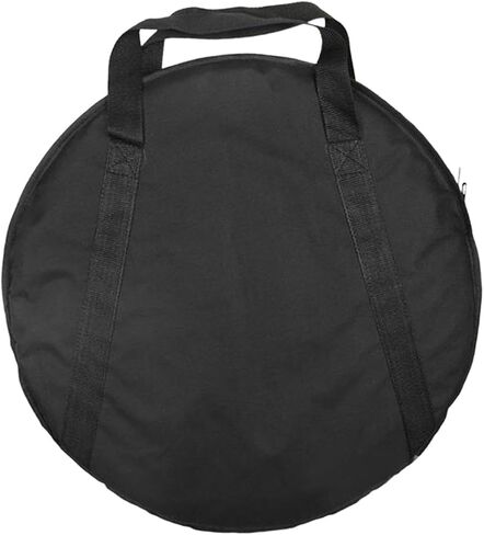 Cymbal Gig Bag,Drum Cymbal Bag,Fits up to 22"" Diameter,Cymbal Carrying Bag,Round Storage Bag for Drum Cymbals and Accessories, 57cm, Black, 78024729176404248 in Saudi Arabia
