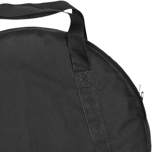 Cymbal Gig Bag,Drum Cymbal Bag,Fits up to 22"" Diameter,Cymbal Carrying Bag,Round Storage Bag for Drum Cymbals and Accessories, 57cm, Black, 78024729176404248 in Saudi Arabia