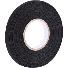 High Temp Automotive Tape, Polyester Heat Cloth Wiring Harness Tape, Multipurpose Automotive Wiring Harness Tape for Car Wiring Harness Wrapping, 32mmx15m, Black in Saudi Arabia