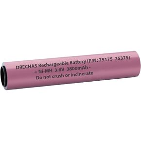 لبطارية Streamlight بطارية 75175 (3800 مللي أمبير في الساعة) ، بطاريات Ni-MH لأجزاء Streamlight Stinger XT ، DS ، LED HP ، 75375 75300 75500 75810 76000 76300 Polystinger ، Pelican M9 Flashlight ، 2 Pack in Kuwait