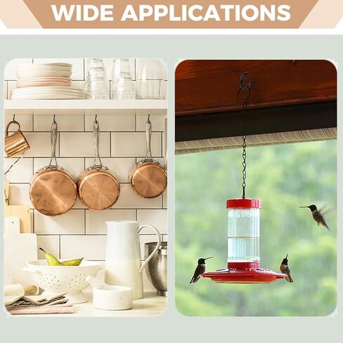 125 PCS سقف السقف للنباتات المعلقة - 5 أحجام السنانير المسمار Hight Duty ، DIY السنانير الشنق in Kuwait