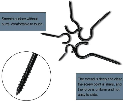 125 PCS سقف السقف للنباتات المعلقة - 5 أحجام السنانير المسمار Hight Duty ، DIY السنانير الشنق in Kuwait