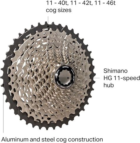 Shimano Hg CS-M8000 كاسيت الفضة ، 11-40 in Saudi Arabia