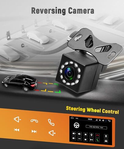 Single Din Car Stereo Wireless Carplay Touchnes Android Auto ، Rimoody 7 Inch Flip Out Car Radio 1 DIN مع Bluetooth FM Radio Mirror Link دعم TF/USB + in Kuwait