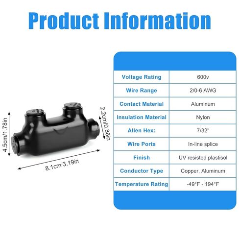 10 PCS موصلات سلك معزولة سوداء في الخط الموصل 2 منفذ موصل متعدد الكابلات ثنائي الجوانب شبيهة الكبلات توصيلات طرفية للطاقة الكهربائية (نطاق 2-14 سلك) in Kuwait