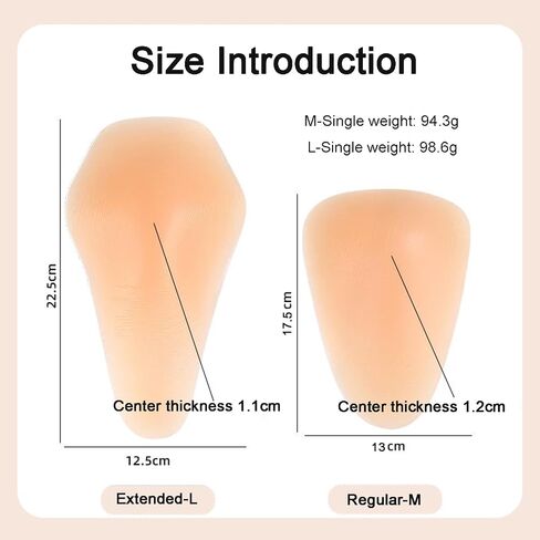 Silicone Knee Pads,Adhesive Knee Brace KneePad for Skiing Skating,Snowboarding,Ateboarding,Roller Skating,Rollerblading,Dancing,Unisex,Skin,L in Kuwait