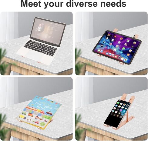 Laptop Stand for Desk,Ergonomic,Portable, Adjustable, Ultra-Thin,Ventilated Cooling Notebook, Computer Stand for 10-16 inch, ABS+Silicone,for 10-16 inch MacBook (Starlight) in Kuwait