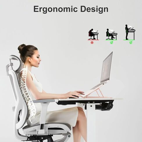 Laptop Stand for Desk,Ergonomic,Portable, Adjustable, Ultra-Thin,Ventilated Cooling Notebook, Computer Stand for 10-16 inch, ABS+Silicone,for 10-16 inch MacBook (Starlight) in Kuwait