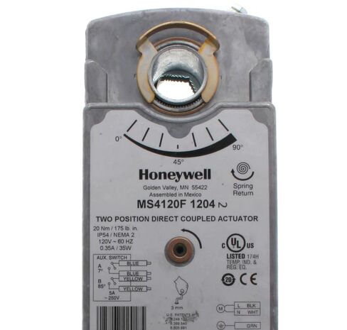 Honeywell MS4120F1204 سريع المفعول ، ربيع العائد ، المحرك ، وموضعين 175 رطل ، 20 نانومتر in Saudi Arabia