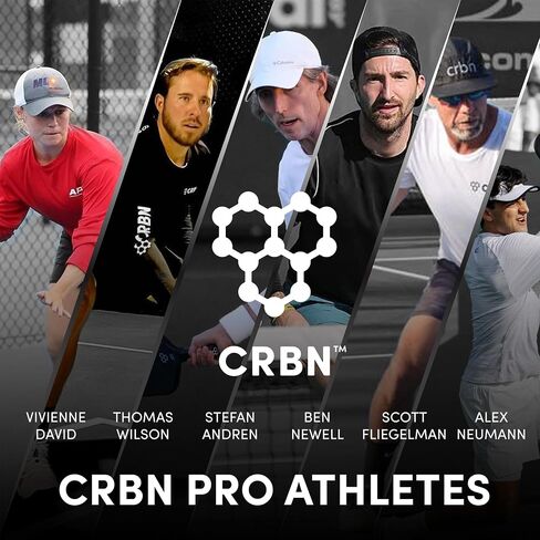 CRBN Pickleball Paddle Eraser ، أفضل منظف مضرب كرة مخلل ألياف الكربون ، شريط مطاطي سريع وسهل لإزالة بقايا الكرة والأوساخ والخدوش/الخدوش البسيطة in Kuwait