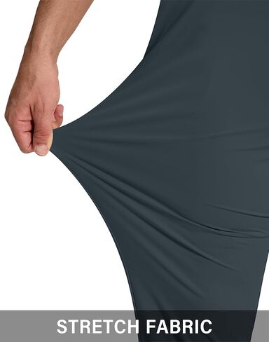 رجال الجولف للرجال سراويل سراويل رفيعة فلادة سروال سروال العمل فستان غير رسمي الجري للرجال مع 5 جيوب in Kuwait