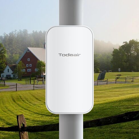 2025 Outdoor WiFi Extender,IP65 Weatherproof,WiFi Extender Outdoor Long Range,WiFi Booster and Signal Amplifier,Dual-Band AC1200 WiFi Repeater,Covers Up to Least 3440 Sq. ft and 30 Devices in Saudi Arabia