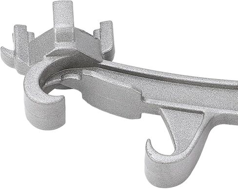Bucket Opener Pail Opener Opener Lid Remover Tool Aluminum Alloy Multipurpose Can Opener Wrench for Industrial Home Use 2PCS (Silver + Black Anti Slip Cover) in Saudi Arabia