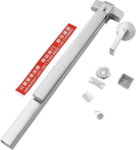LOYALHEARTDY Door Push Bar Exit Panic Device, 30“-36" Heavy Duty Door Push Bar Stainless Steel Panic Bar Exit Device Commercial Emergency Exit Bar in Saudi Arabia
