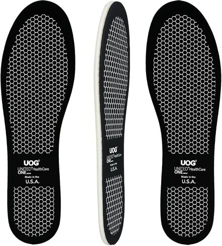 UOG Heavy Duty Anti-Puncture Insole.Special Functional Fiber.Non-Metallic,Non-Carbon Fiber. Prevent Odor & Relieves Tired feet.Fits Work Boots & All Shoe Types.Made in the U.S.A. in Kuwait