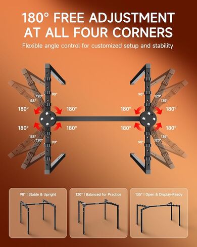 Donner Donner Biano Beyboard Stand قابل للتعديل ل 54-88 مفتاح البيانو الرقمي 180 درجة قابلة للطي ، والطول 8 مستويات ، وموسيقى الثقيلة القوية للمنزل والاستوديوهات استخدام DKS-200 in Saudi Arabia
