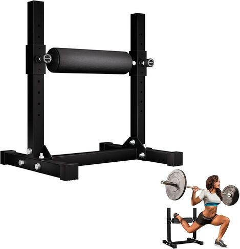 Bulgarian Split Squat Stand, Single Leg Squat Roller, One Leg Squat Stand, Stand-Alone Machine Leg Curl for Lower Body training in Saudi Arabia