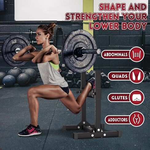 Bulgarian Split Squat Stand, Single Leg Squat Roller, One Leg Squat Stand, Stand-Alone Machine Leg Curl for Lower Body training in Saudi Arabia