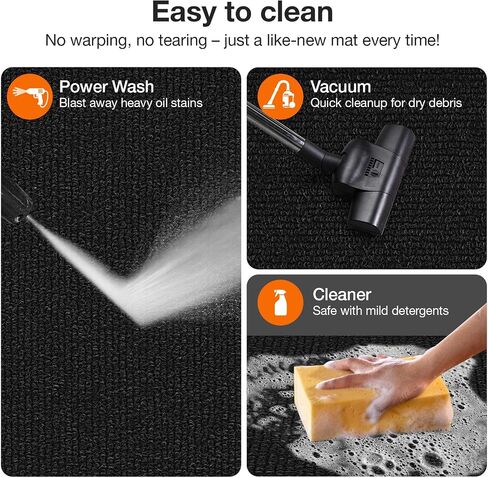 Oil Spill Mat Heavy Duty 60"x72" for Garage Under Car - Waterproof, Reusable Floor Protector with Rubber Backing, Absorbs Oil(Dark Gray) in Saudi Arabia