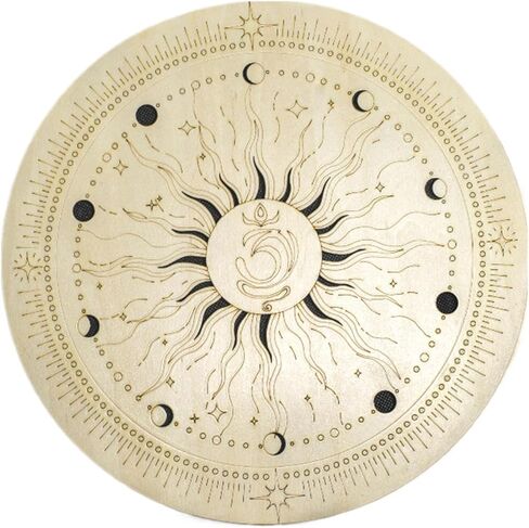 12 Inch Wooden Ocean Drum Rain Disk, Sound Healing Wave Drum, Hand Disc Drum, with Portable Storage Bag, Gift for Meditation, Pleasant Sound Release Pressure in Saudi Arabia
