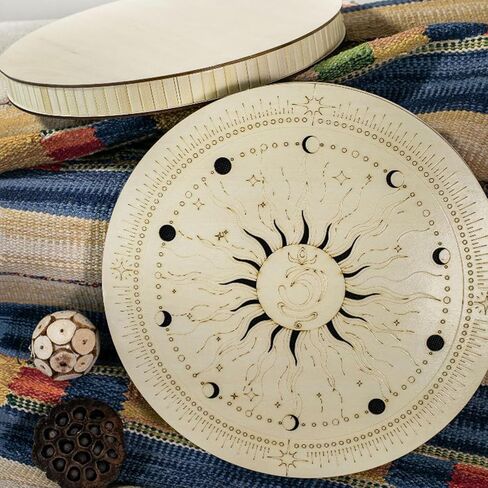 12 Inch Wooden Ocean Drum Rain Disk, Sound Healing Wave Drum, Hand Disc Drum, with Portable Storage Bag, Gift for Meditation, Pleasant Sound Release Pressure in Saudi Arabia