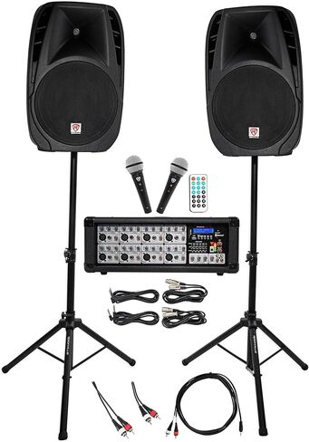 Rockville Dual 15 "Android/iPhone/iPad/laptop/TV YouTube Karaoke Machine in Saudi Arabia