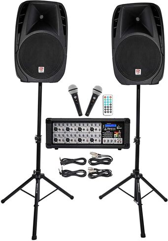 Rockville Dual 15 "Android/iPhone/iPad/laptop/TV YouTube Karaoke Machine in Saudi Arabia