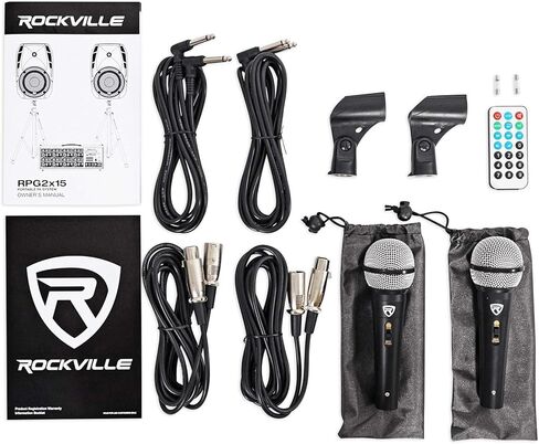 Rockville Dual 15 "Android/iPhone/iPad/laptop/TV YouTube Karaoke Machine in Saudi Arabia