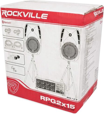 Rockville Dual 15 "Android/iPhone/iPad/laptop/TV YouTube Karaoke Machine in Saudi Arabia