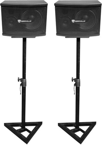 Rockville (2) KPS65 6.5 "2-Way 400 Watt Karaoke/Pro Speakers+حوامل قابلة للتعديل in Saudi Arabia