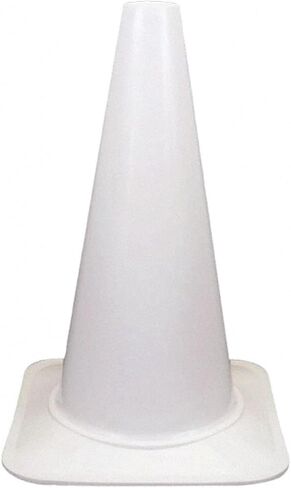 White Sport Cone: 18" High, 12" Square Base, 2.5 lb Weight in Kuwait