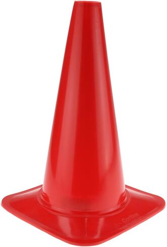 White Sport Cone: 18" High, 12" Square Base, 2.5 lb Weight in Kuwait