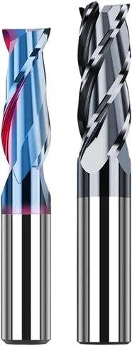 HRC55 4 Flutes Alloy Tungsten Steel Milling Carbide End Mills Cuttering Cutting Tool for CNC Maching Coating Flat End Mill(D1.5xD4x4x50L,1pc HRC65 2F) in Saudi Arabia
