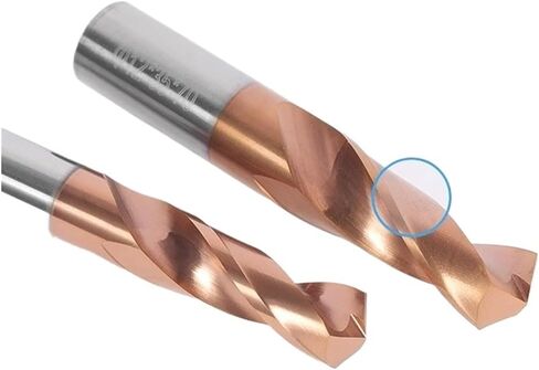 HRC45/55/70 2F Tungsten Steel Carbide Bits 1.0-20.0mm Twist Nano Coating for Hard Alloy Stainless Tools(HRC70,18mm) in Saudi Arabia