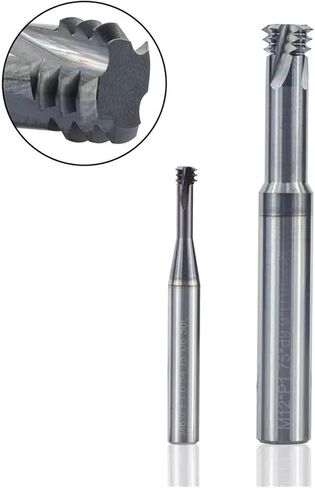 خيط القطع M1.0-M12 Metric Thread End Mill 3 Flute 60d Tungsten Carbide Bit لقطع الألمنيوم المعدني (M5.0x0.8xd6x50) in Saudi Arabia